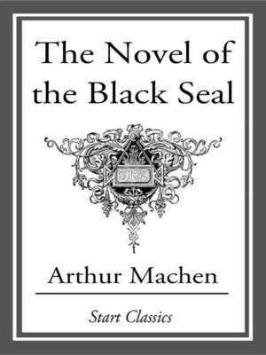 cover image of The Novel of the Black Seal